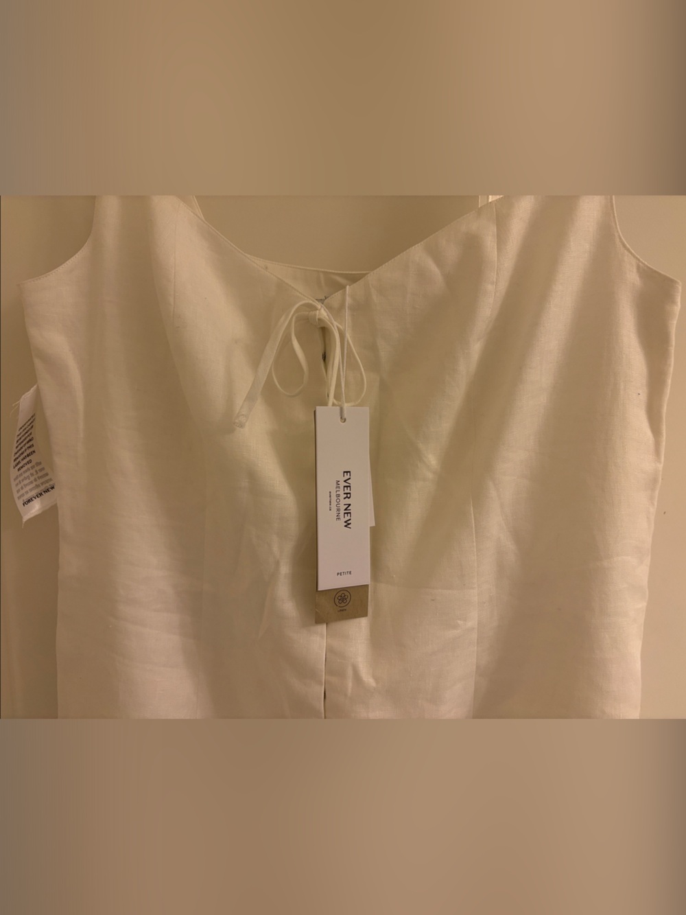 Ever New Classic White Mini Dress